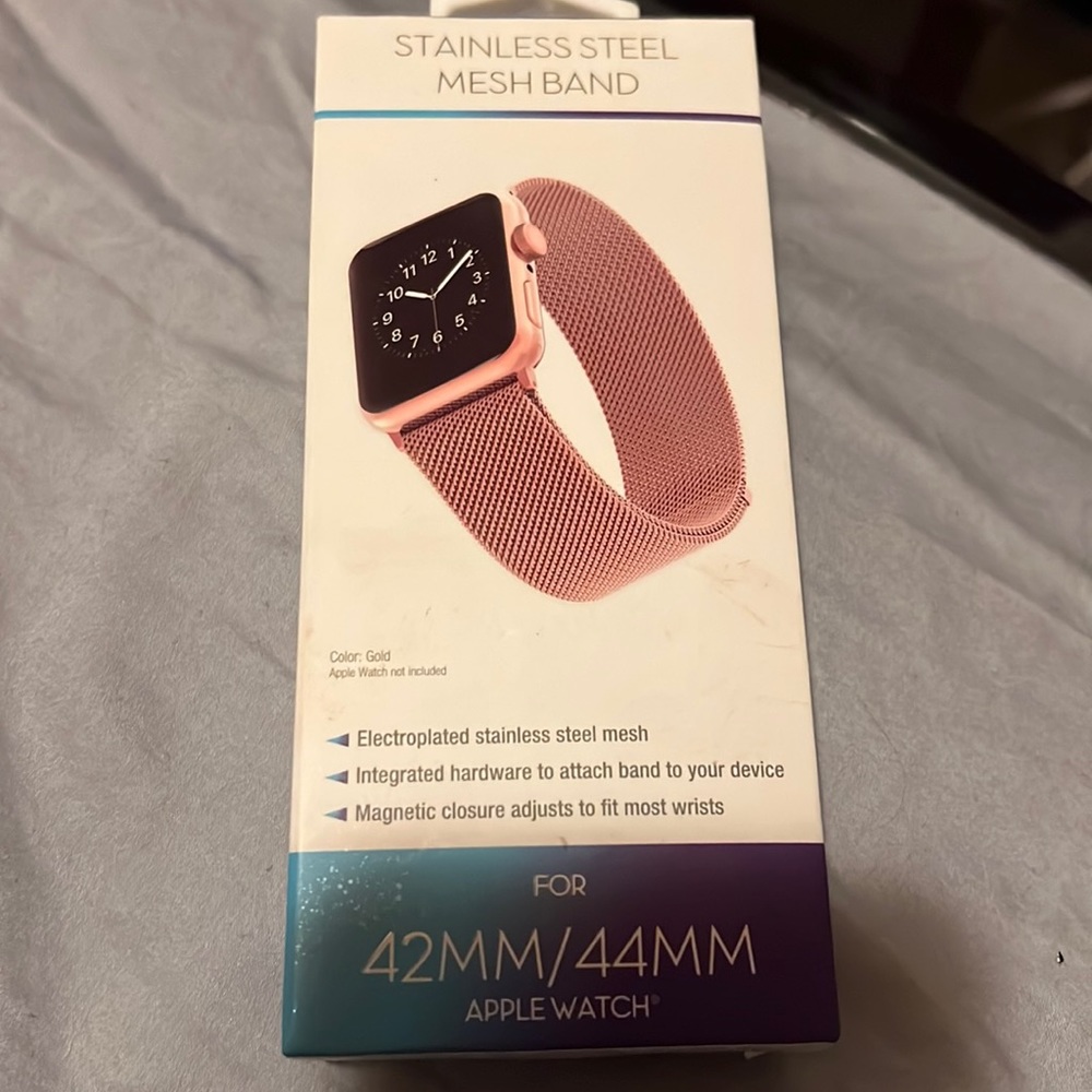 Stainless steel mesh band for Apple Watch